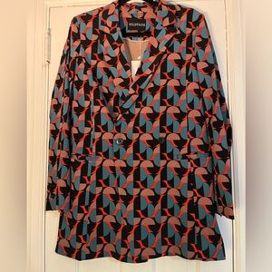 Wild Fang patterned blazer